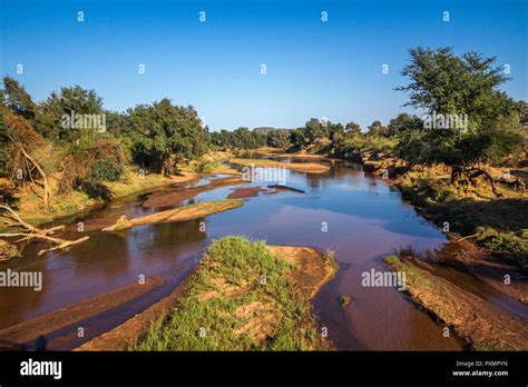 Luvuvhu river in Pafuri, Kruger National park, South Africa Stock Photo ...