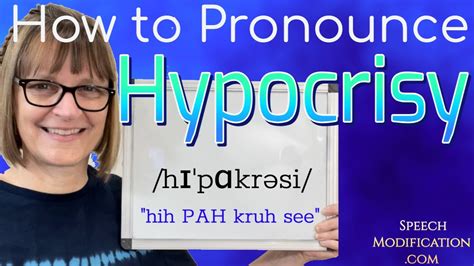 How to Pronounce Hypocrisy - YouTube