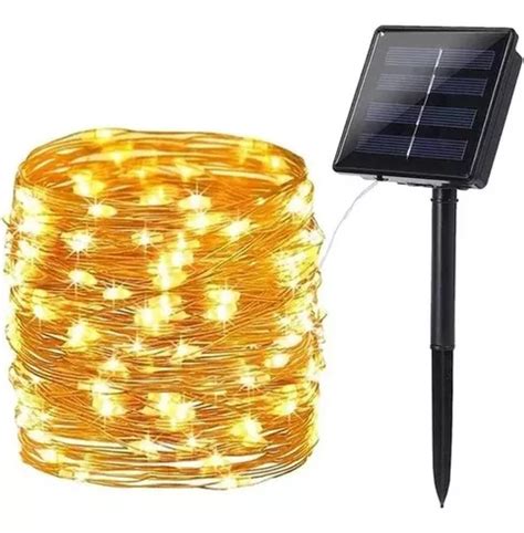 Guia De Luces Led Guirnalda 200 Led Solares Exterior Cuotas Sin Interés