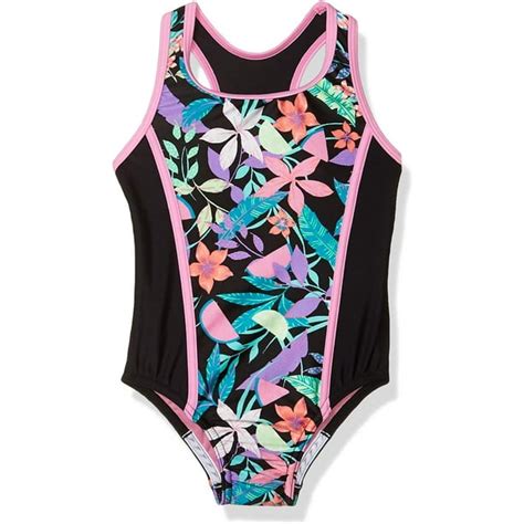 Speedo Girls Swimsuit One Piece Infinity Splice Thick Strap Walmartca