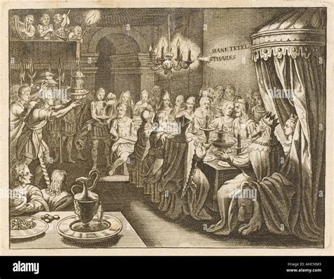 Belshazzars Feast Stock Photo Alamy