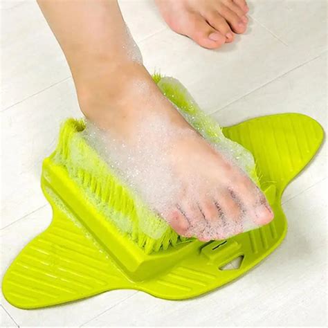 Adult Foot Massage Brush Bath Blossom Foot Scrub Brush Exfoliating Feet ...