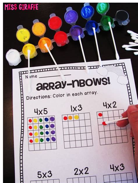 How To Teach Arrays Learning Multiplication Multiplication Second