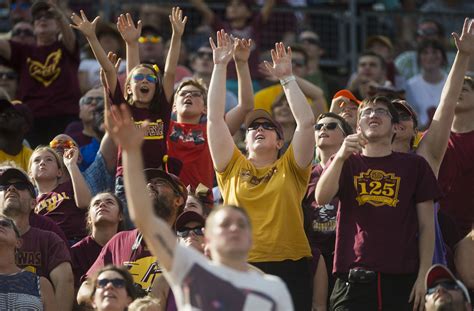 Crowd Shots CMU Vs Miami Ohio Football Sept 23 2017