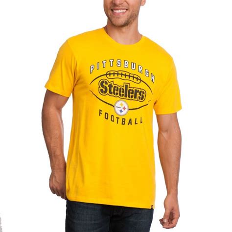 Pittsburgh Steelers 47 Brand Club Short Sleeve T Shirt