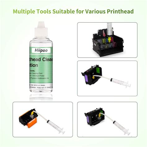 Hiipoo Universal Printhead Cleaning Kit For Epson Hp Canon Brother