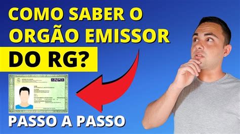 Como Saber O Org O Emissor Do Rg Youtube