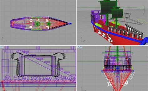 Barco Pirata De Baja Poli Modelo D Gratis Ds Sldprt Free D