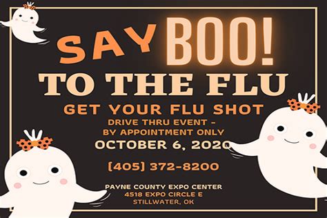 “say Boo To The Flu” Payne County Health Department Offering Flu Vaccine At No Cost