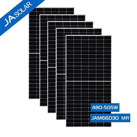 Ja Tier Monocrystalline Mono Perc Pv Module Flexible W Half Cell