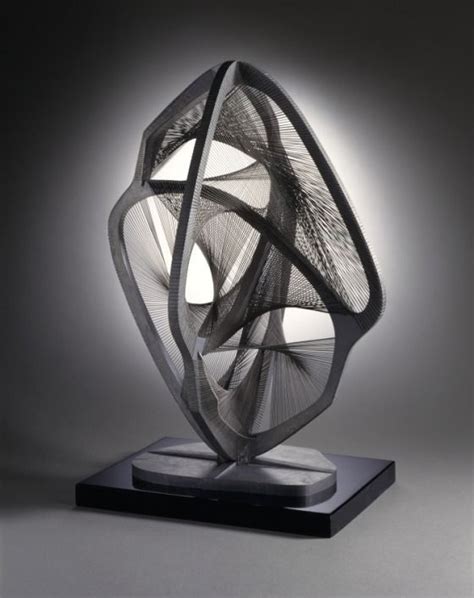 Elegant Steel Sculpture By Naum Gabo