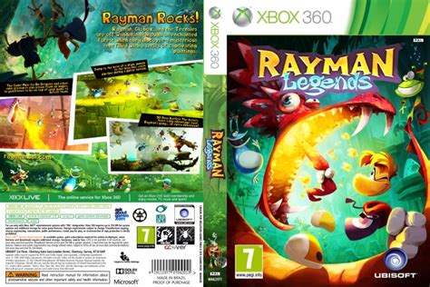 Rayman Legends Xbox 360 Box Art Cover By Wellyson