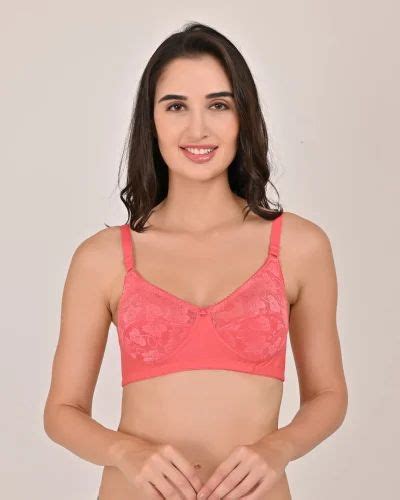 T Shirt Women Full Coverage Non Padded Cotton Blend Anamika Bra Floral Print At Rs 87piece In