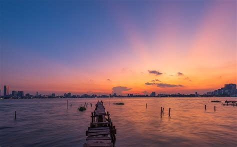 Sunset Lake Hanoi - Free photo on Pixabay - Pixabay