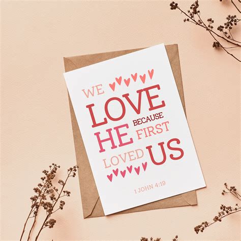 Scripture Valentine Cards Printable Valentine Cards - Etsy