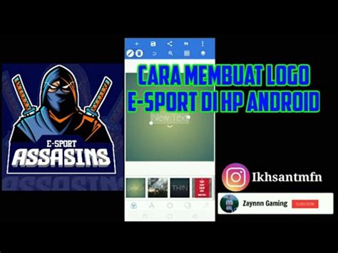 Cara Membuat Logo Esport Gaming Di Hp Android Tutorial Pixellab