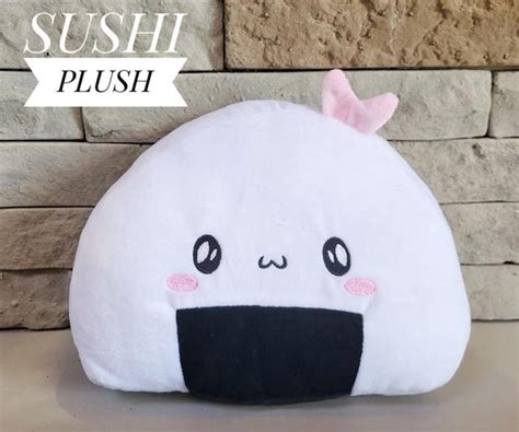 Cute Kawaii Sushi Plush Japanese Asian Nursery Kids Decor | Etsy