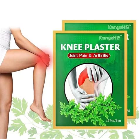 Natural Wormwood Extract Knee Pain Relief Patches Knee Joints Ache