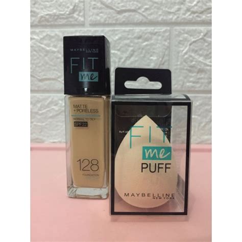 Jual Maybelline Fit Me Matte Poreless Liquid Foundation 128 Warm Nude 30ml Shopee Indonesia