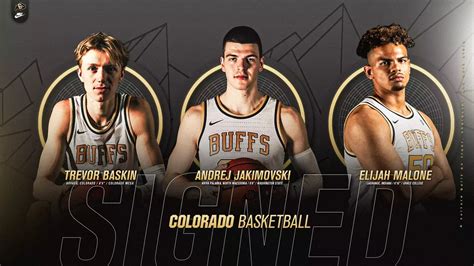 Colorado Basketball Roster Boosted by Three Standout Graduate Transfers ...