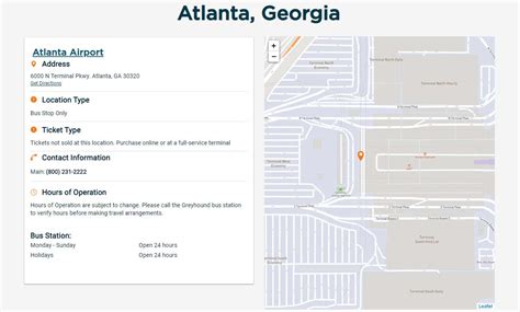 Greyhound Bus Station Atlanta Airport Atl