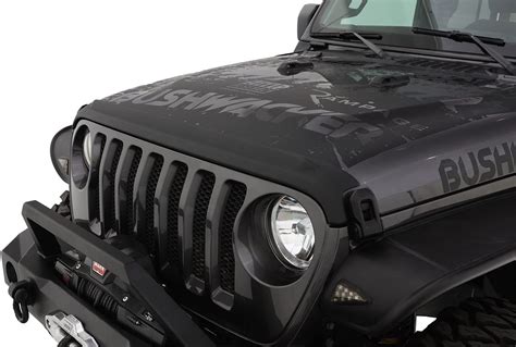 Bushwacker Trail Armor Hood Guard Piece Black Textured Finish