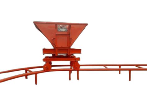 Mild Steel Slab Trolley With Rails For Concrete Shifting Load