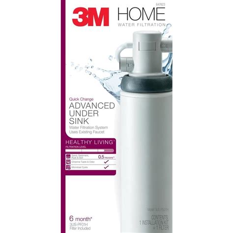 3m Single Stage Under Sink Water Filtration System At