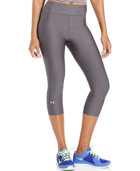 Under Armour Heatgear® Alpha Compression Capri And Reviews Pants And Capris Women Macys