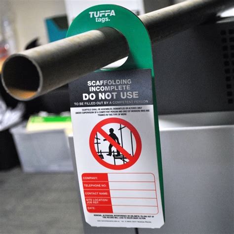 Titan Scaffolding Tags Packs Of Tuffa Products