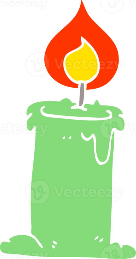 Cartoon Doodle Lit Candle 45042064 Png