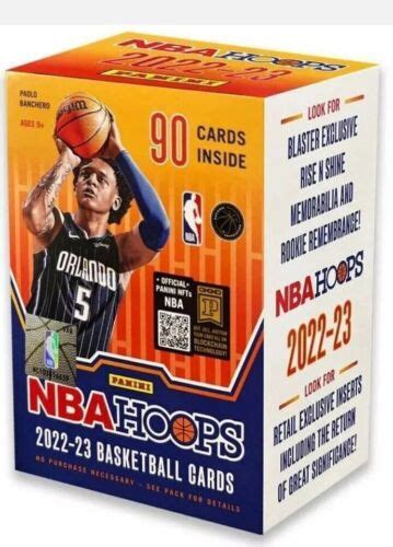 Panini Nba Hoops Basketball Blaster Box New Factory Sealed