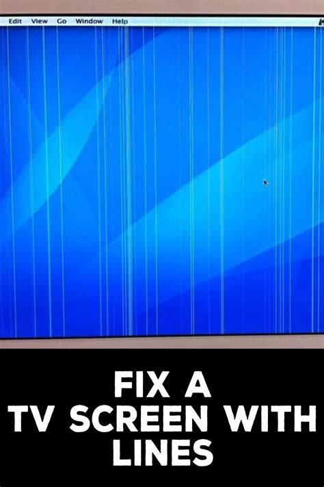 How To Fix A Broken Flat Screen Lcd Led Tv With Lines Or Cracks Artofit