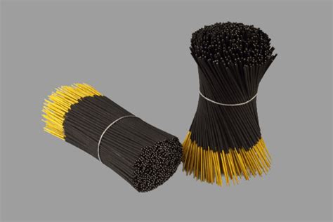 Charcoal And Bamboo 12 Inch Black Raw Agarbatti Sticks For Religious