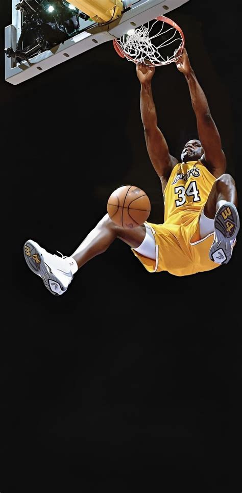 Shaquille O'Neill Shaq Los Angeles Lakers NBA hd dunk wallpaper ...