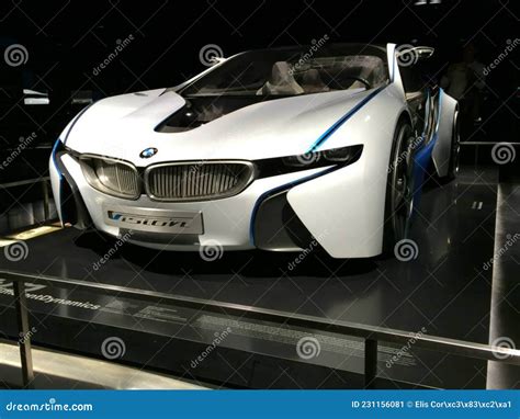 Bmw Vision Connecteddrive Front View Bmw Museum Munich Germany