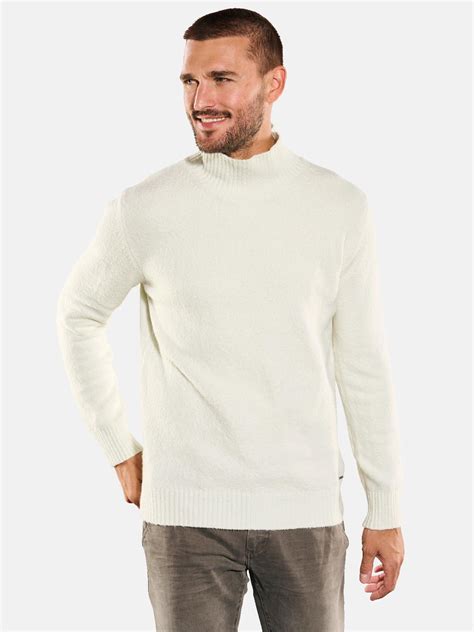 Herren Pullover Mit Rollkragen In Naturweiss Kaufen 35707