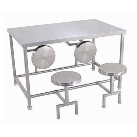 Stainless Steel Ss Canteen Dining Table Seater At Best Price In