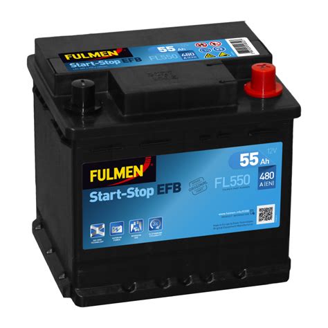 BATTERIE FULMEN START STOP EFB FL550 12V 55AH 480A