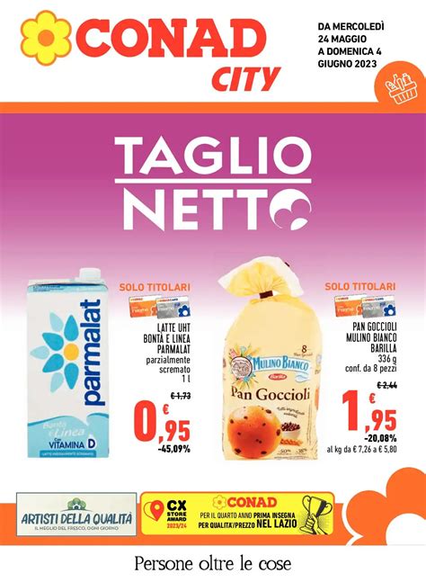 Volantino Conad City Taglio Netto Fino Al Dal