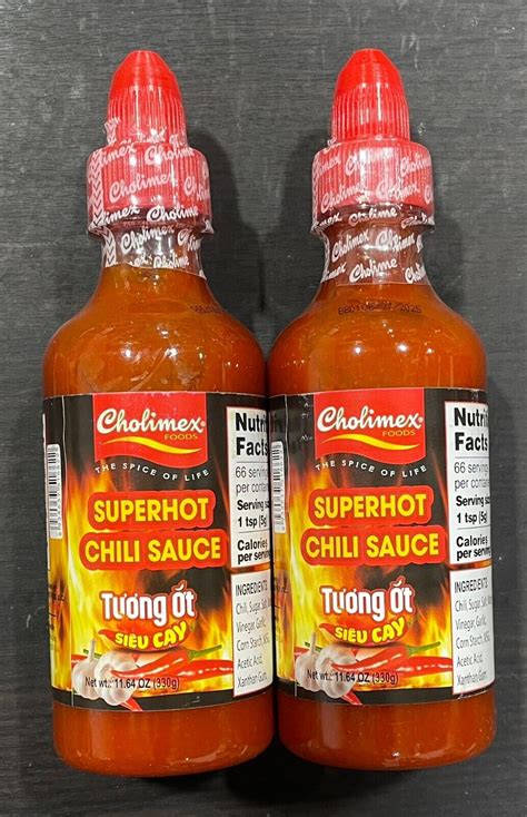 SuperhotCholimex Superhot Chili Sauce 11 64 Oz 330g Pack Of 2 BBD