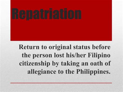 Naturalized Citizen And Natural Born Citizen In The Philippines Ppt Free Download