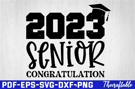 2023 Senior T Shirt Design Graphic By Thecraftable · Creative Fabrica