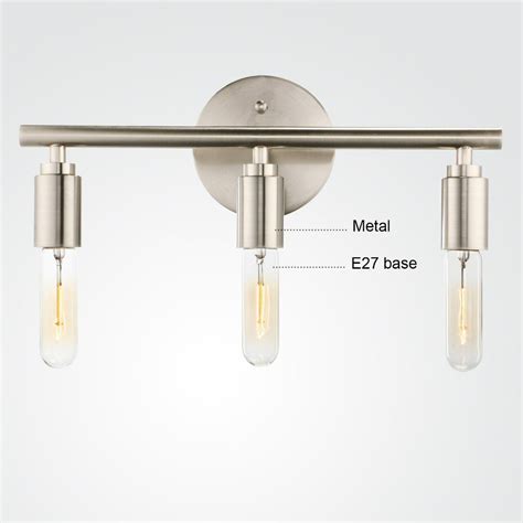 Modern Three Bulb Vanity Light Focal Decor