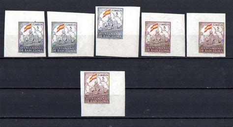 Spain 1941 1943 4 Complete Series Of Imperforate Catawiki