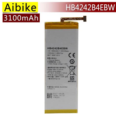 Aibike New Original Mobile Phone Battery HB4242B4EBW For Huawei Honor 6