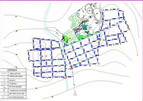 Alcantarillado En Autocad Descargar Cad Gratis 11 96 Mb Bibliocad