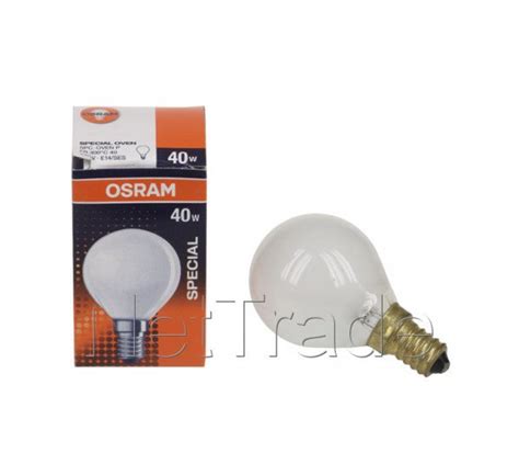 Osram Oven Bulb 300gr E14 40w 240v 4050300008486