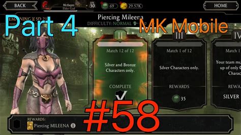 First Towers Complete Of Piercing Mileena Challenge Mk Mobile