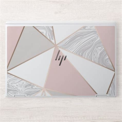 Rose Gold Marble Hp Elitebook X G Hp Laptop Skin Zazzle